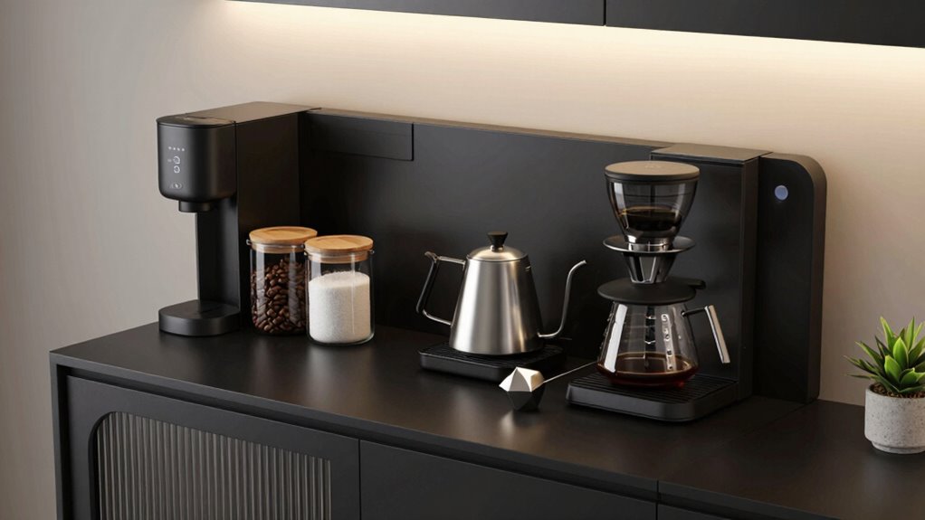 stylish functional coffee organization