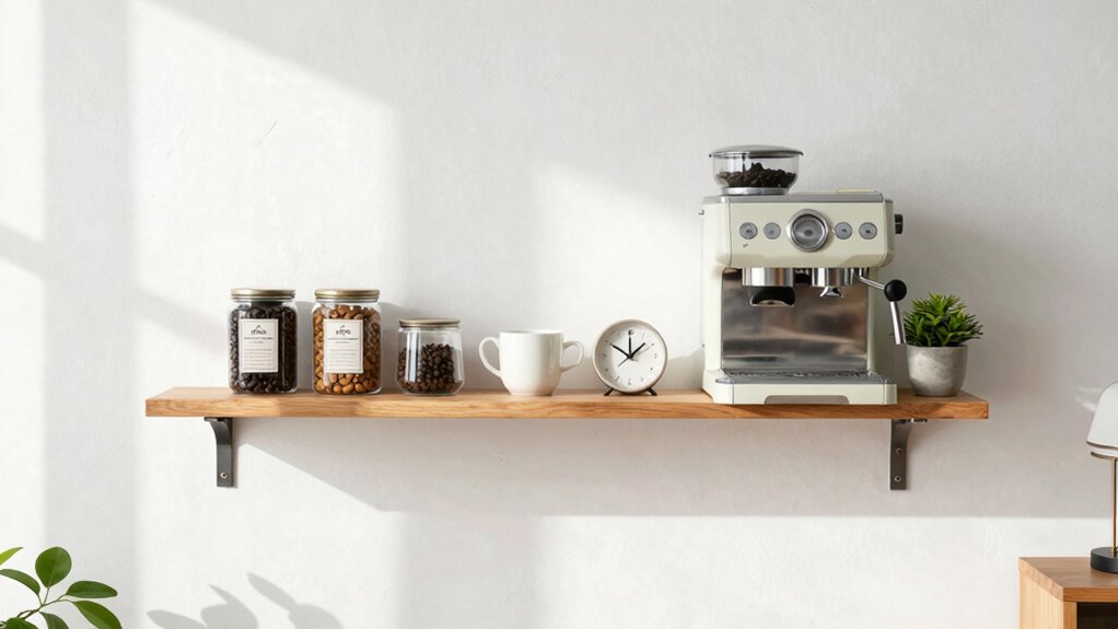 stylish organized coffee display