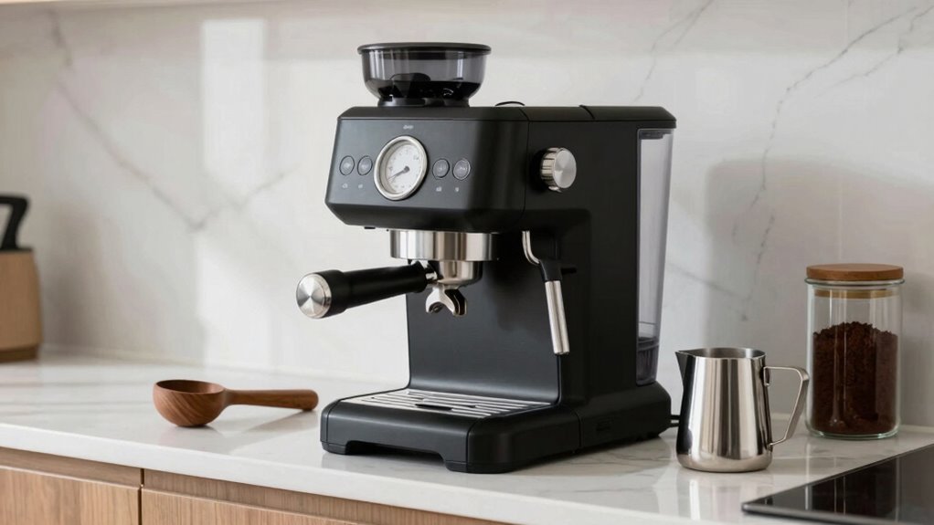 stylish organized coffee station