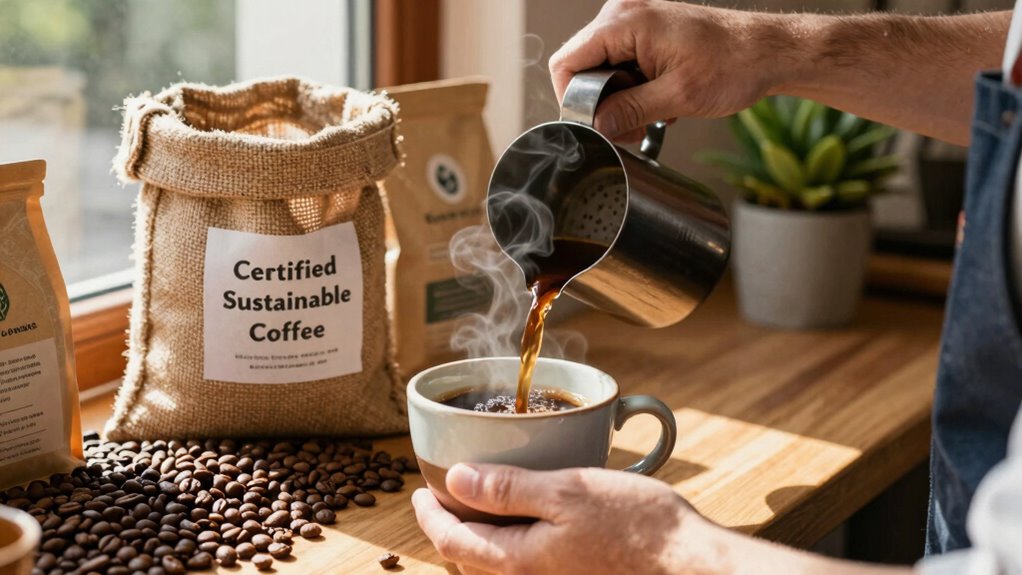 support sustainable coffee farming