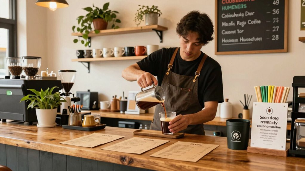 sustainable coffee shop partnerships
