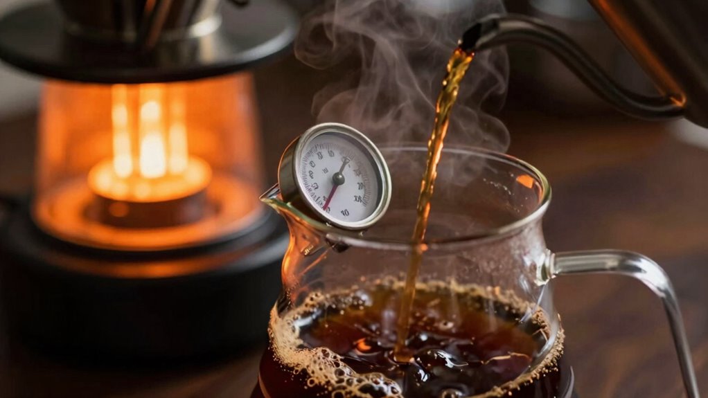 temperature controls flavor balance