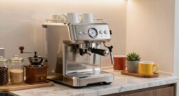 thoughtful coffee station layout