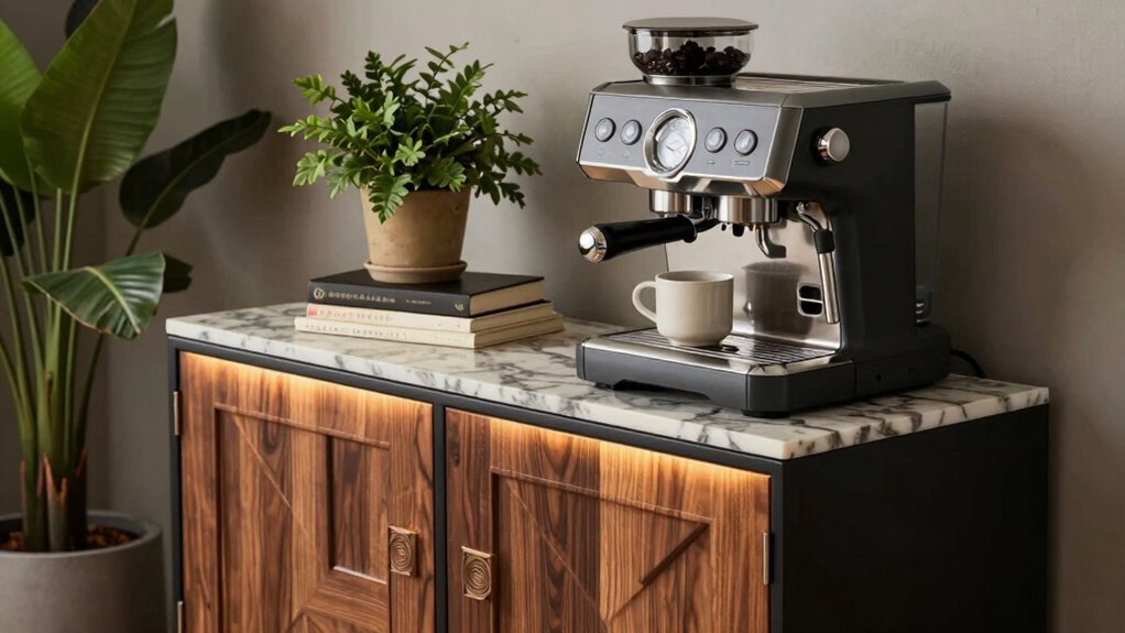 top coffee corner cabinets