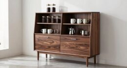 top coffee storage cabinets
