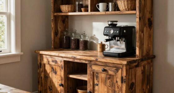top farmhouse coffee cabinets