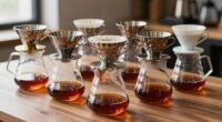 top glass pour over coffee makers
