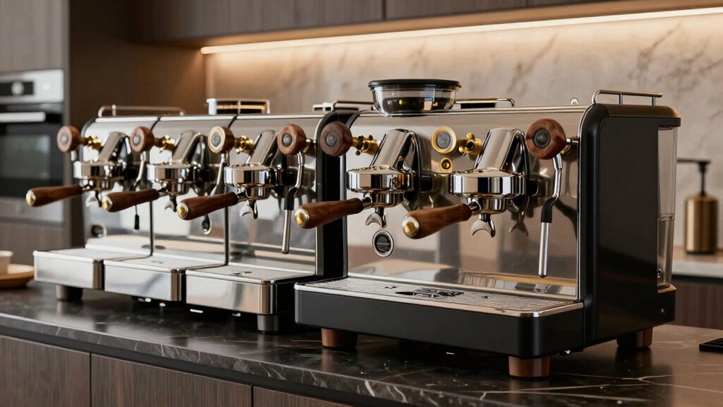 top lever espresso machines