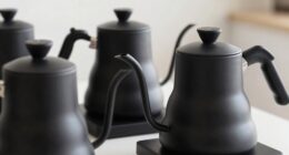 top matte black coffee kettles