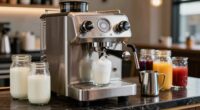 top milk frothing stations