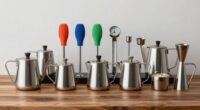 top milk steaming accessories