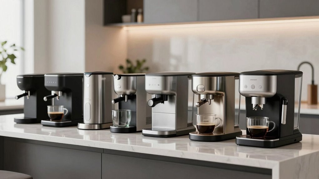 top modern sleek coffee makers