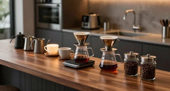 top pour over bar setups