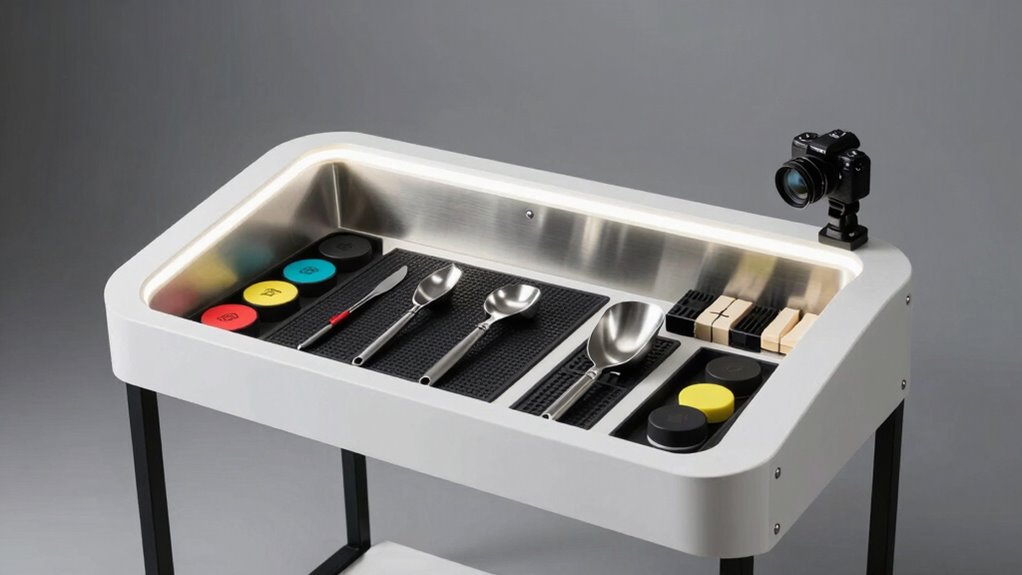 top puck prep stations