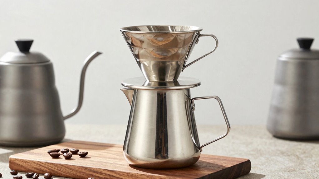 top stainless pour over sets