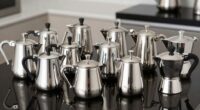 top stainless steel moka pots