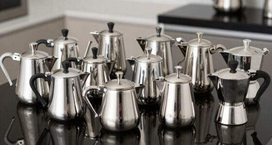 top stainless steel moka pots