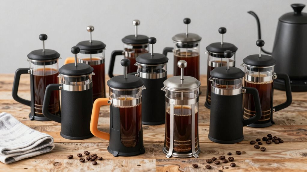 top travel french press
