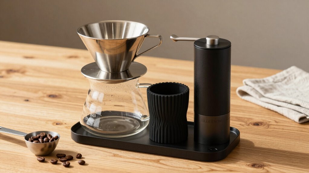 travel friendly manual coffee kits