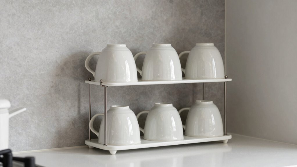 upside down cup organization