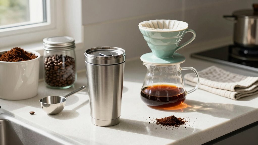 use reusable coffee supplies