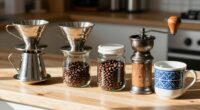 visible coffee tools motivate