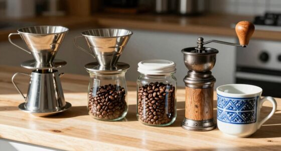 visible coffee tools motivate