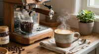 warm inviting coffee space