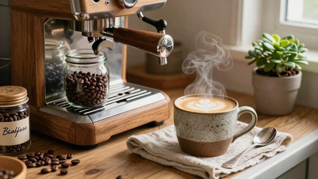 warm inviting coffee space