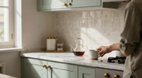A Tiny 10-Square-Foot Kitchen Got a Parisian-Inspired Makeover for $300