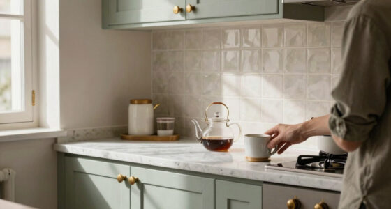 A Tiny 10-Square-Foot Kitchen Got a Parisian-Inspired Makeover for $300