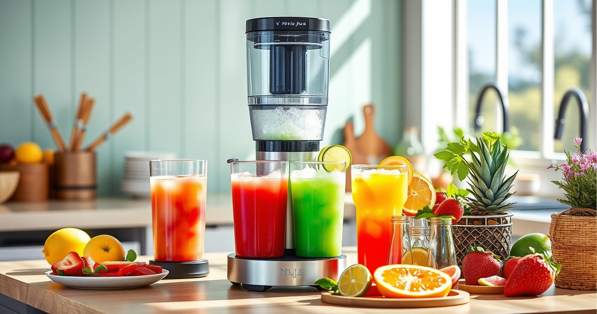 Beat the Summer Heat with Ninja SLUSHi Frozen Drink Maker