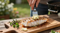Easy Grilled Cod with Herb Butter