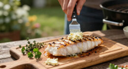 Easy Grilled Cod with Herb Butter