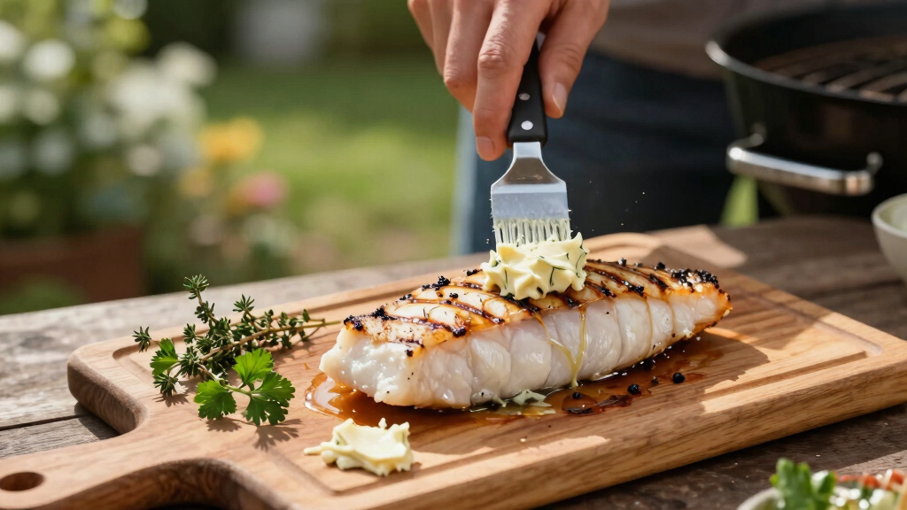 Easy Grilled Cod with Herb Butter