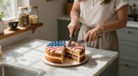 Martha Stewart Serves Huge American Flag Cake with 250 Pieces for Founding Father-Themed Party