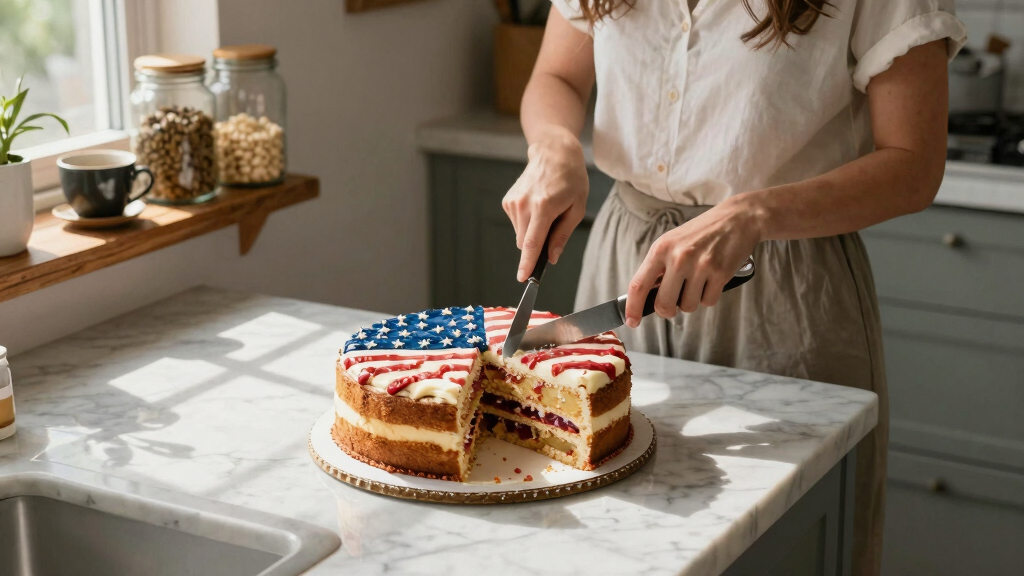 Martha Stewart Serves Huge American Flag Cake with 250 Pieces for Founding Father-Themed Party