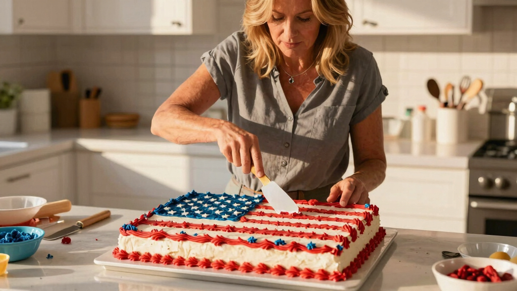 Martha Stewart Serves Huge American Flag Cake with 250 Pieces for Founding Father-Themed Party
