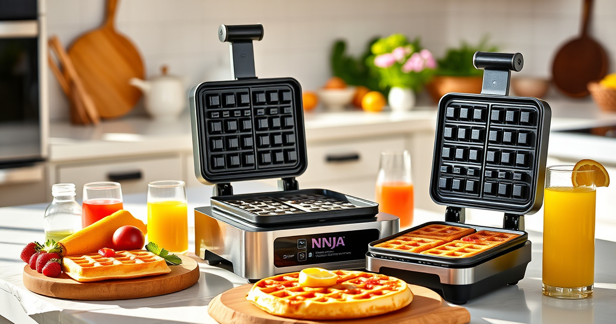 Perfect Summer Waffles with Ninja Belgian Waffle Maker Pro
