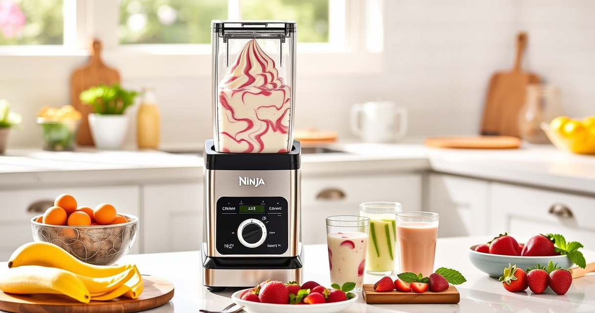 How to Make Delicious Summer Soft Serve with Ninja CREAMi Swirl