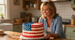 Martha Stewart Serves Huge American Flag Cake with 250 Pieces for Founding Father-Themed Party