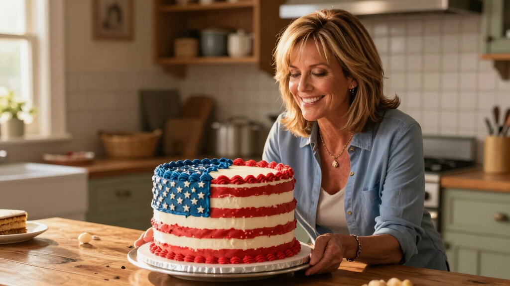 Martha Stewart Serves Huge American Flag Cake with 250 Pieces for Founding Father-Themed Party