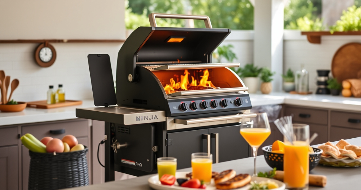 Master Summer BBQ with the Ninja Woodfire Pro Connect XL Grill