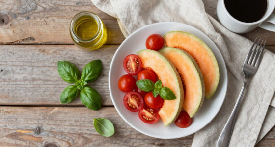 Melon Tomato Salad
