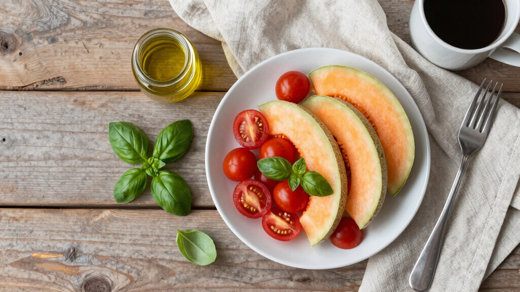 Melon Tomato Salad
