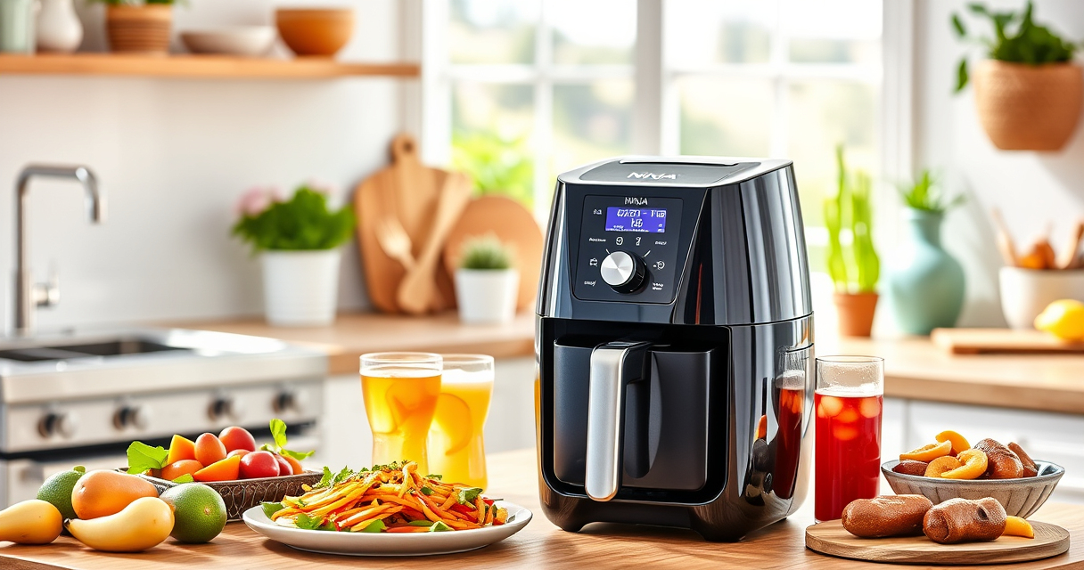 Summer Grilled Veggie & Shrimp Duo with Ninja Foodi XL Air Fryer