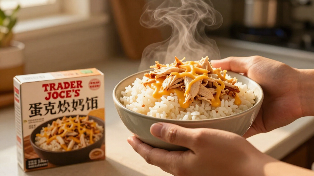 Fluffy Rice, Flavorful Chicken, Melted Cheese: This Is Trader Joe’s Best $4 Freezer Find