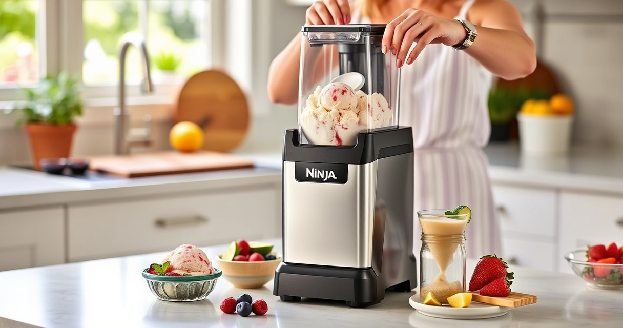 Ninja CREAMi 7-in-1 Ice Cream Maker: Perfect Summer Frozen Treats
