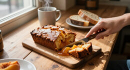 Peach Cobbler Loaf