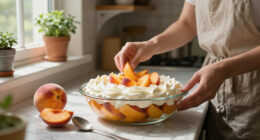 Peaches And Cream Icebox Cake
